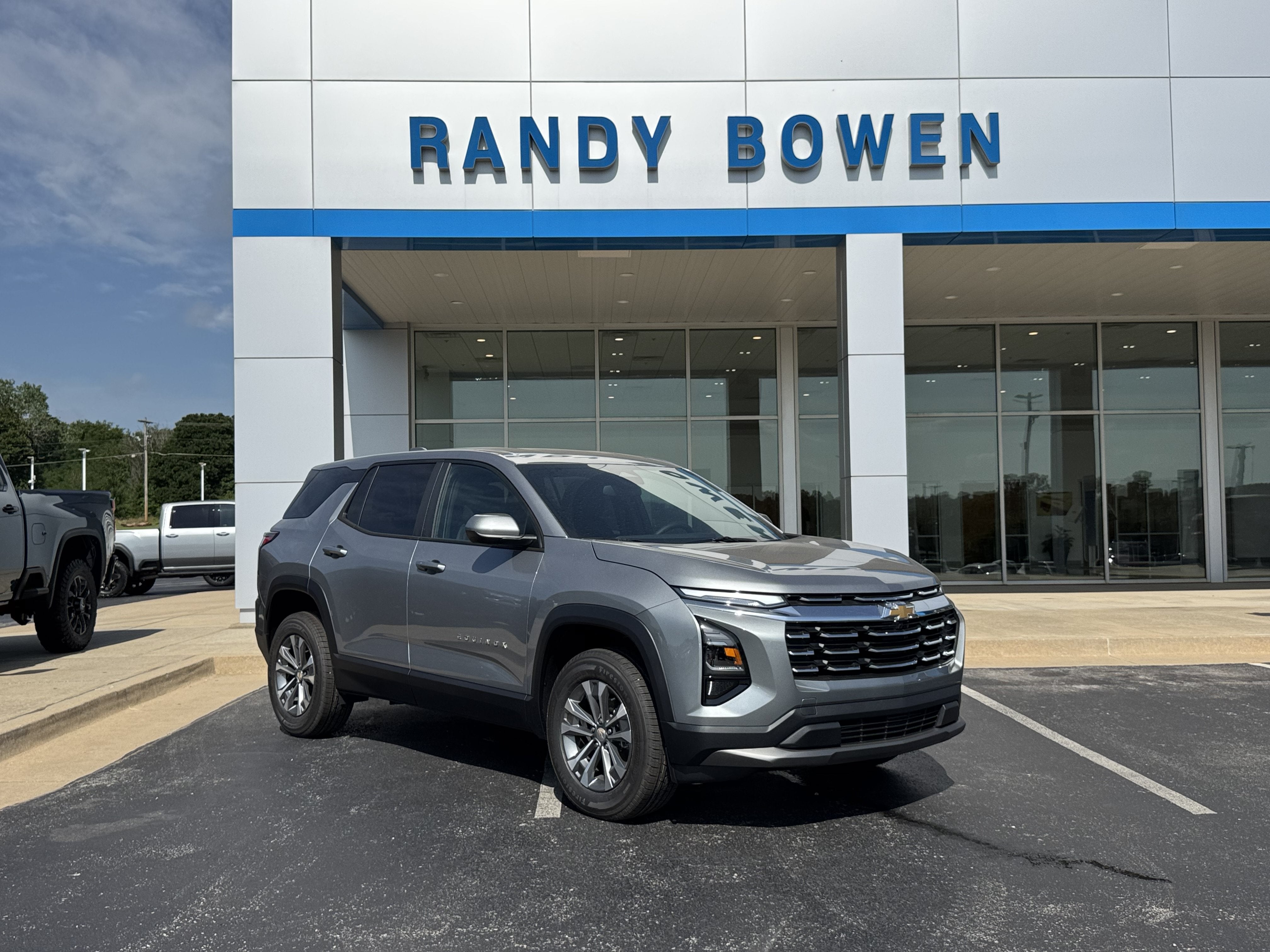 2027 Chevrolet Equinox FWD LT in Sterling Gray Metallic — front three-quarter view